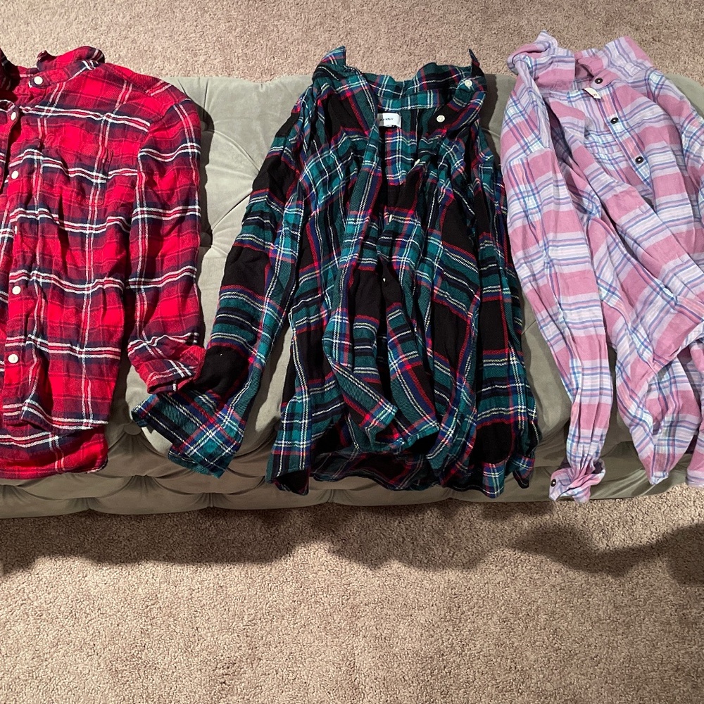 3 for $10 flannels!